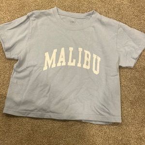 Light blue, John Galt, crop top